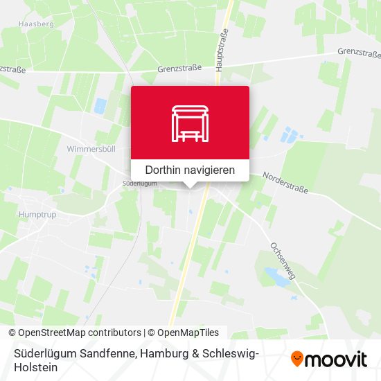 Süderlügum Sandfenne Karte