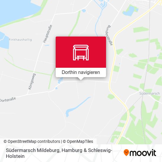 Südermarsch Mildeburg Karte
