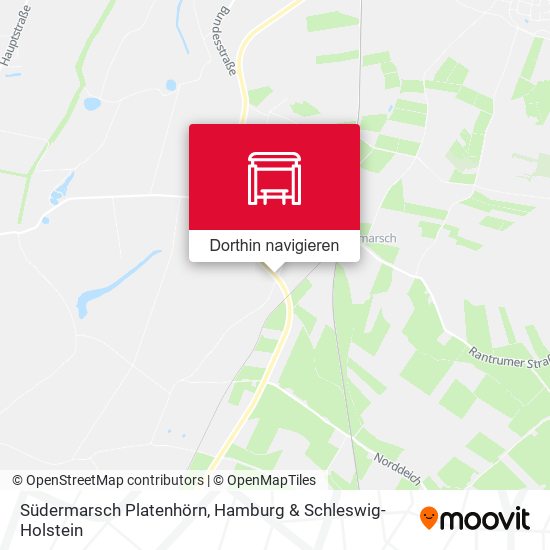 Südermarsch Platenhörn Karte