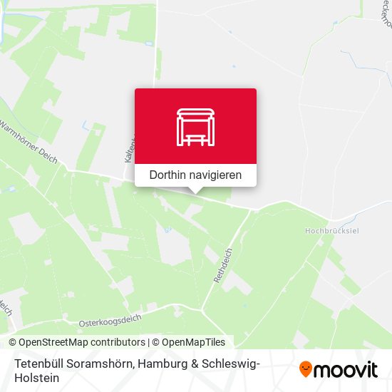 Tetenbüll Soramshörn Karte