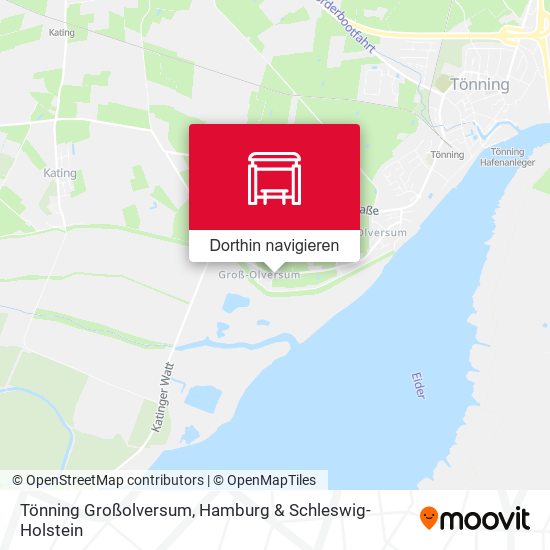 Tönning Großolversum Karte