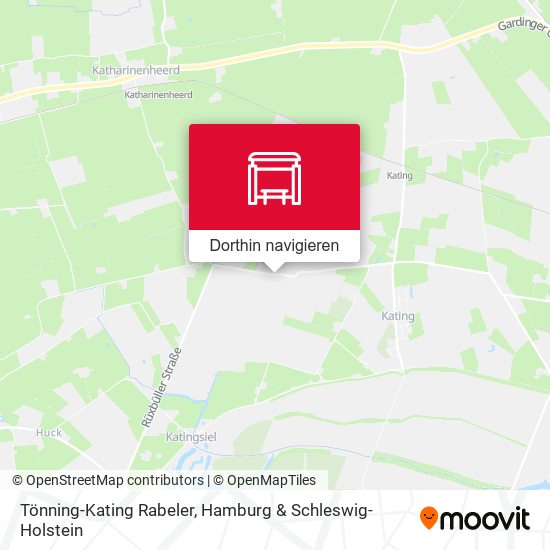 Tönning-Kating Rabeler Karte