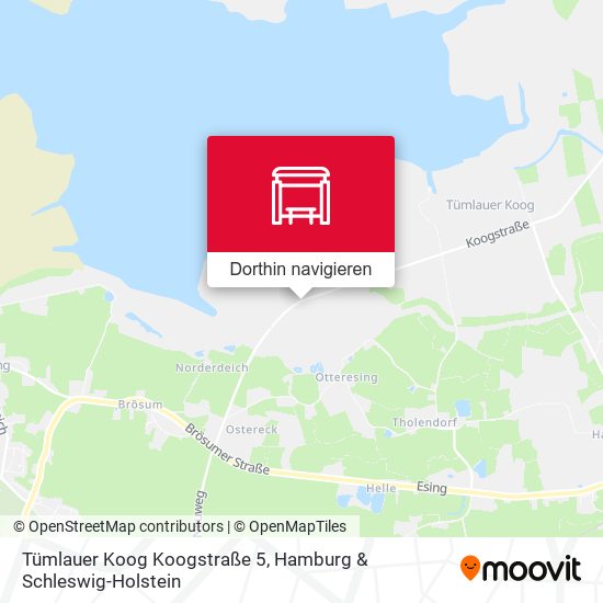 Tümlauer Koog Koogstraße 5 Karte