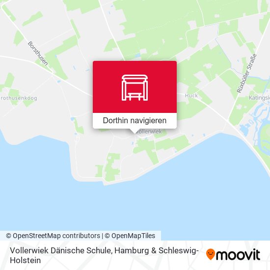 Vollerwiek Dänische Schule Karte