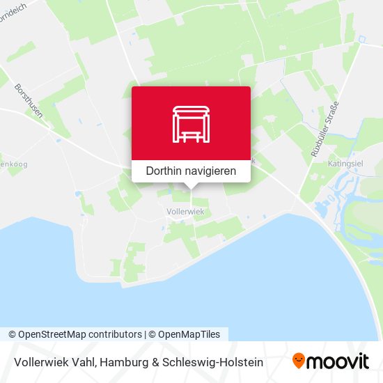 Vollerwiek Vahl Karte