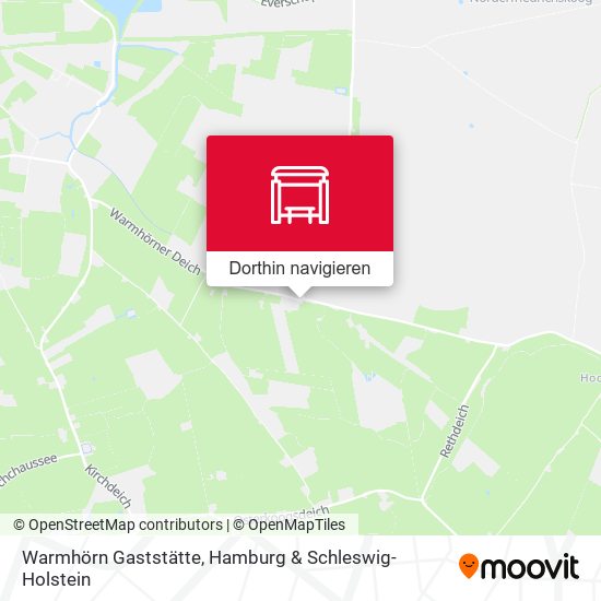 Warmhörn Gaststätte Karte