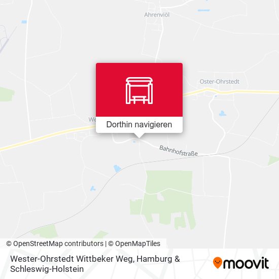Wester-Ohrstedt Wittbeker Weg Karte