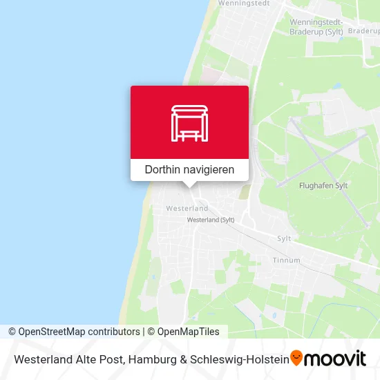 Westerland Alte Post Karte