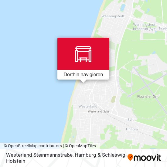 Westerland Steinmannstraße Karte
