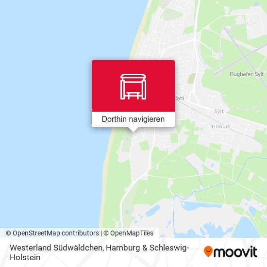 Westerland Südwäldchen Karte