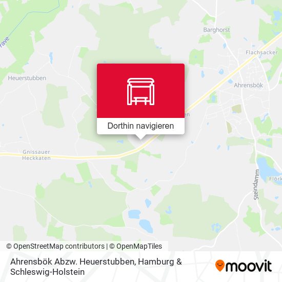 Ahrensbök Abzw. Heuerstubben Karte