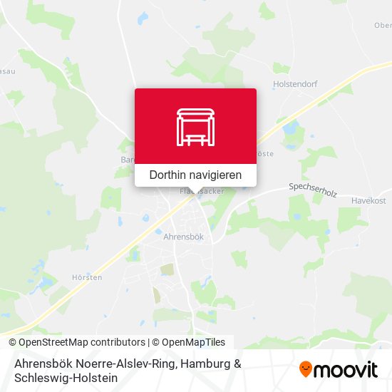 Ahrensbök Noerre-Alslev-Ring Karte