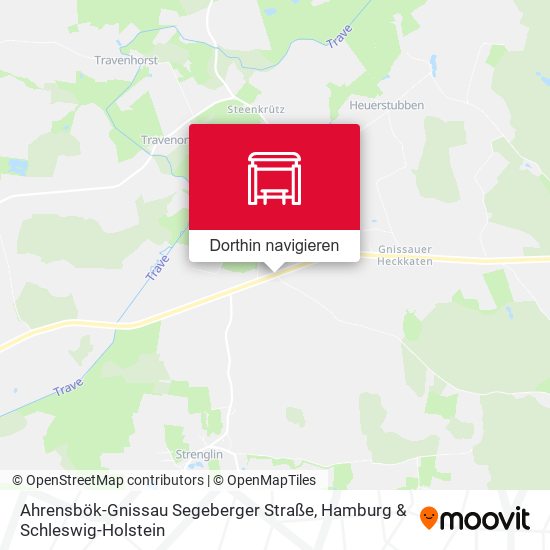Ahrensbök-Gnissau Segeberger Straße Karte