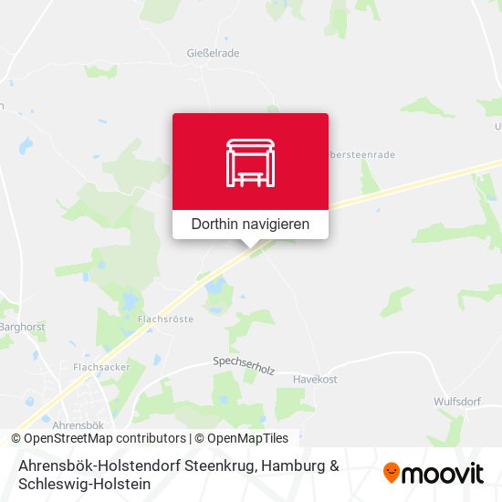 Ahrensbök-Holstendorf Steenkrug Karte