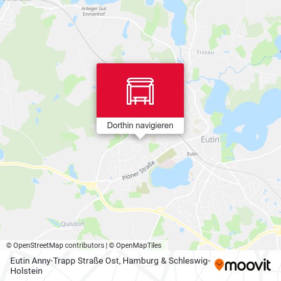 Eutin Anny-Trapp Straße Ost Karte