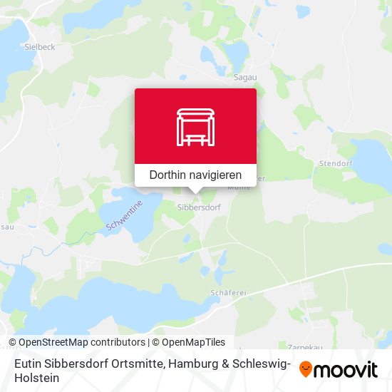 Eutin Sibbersdorf Ortsmitte Karte