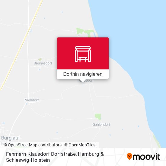 Fehmarn-Klausdorf Dorfstraße Karte