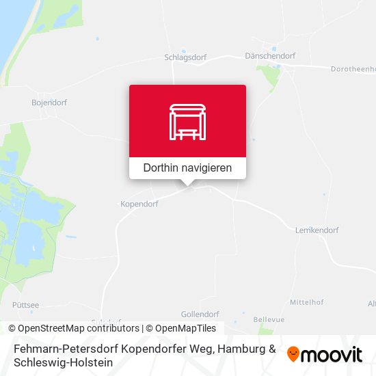 Fehmarn-Petersdorf Kopendorfer Weg Karte