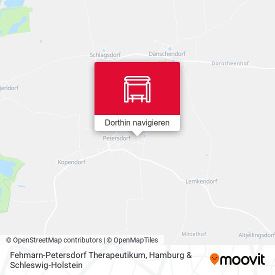 Fehmarn-Petersdorf Therapeutikum Karte