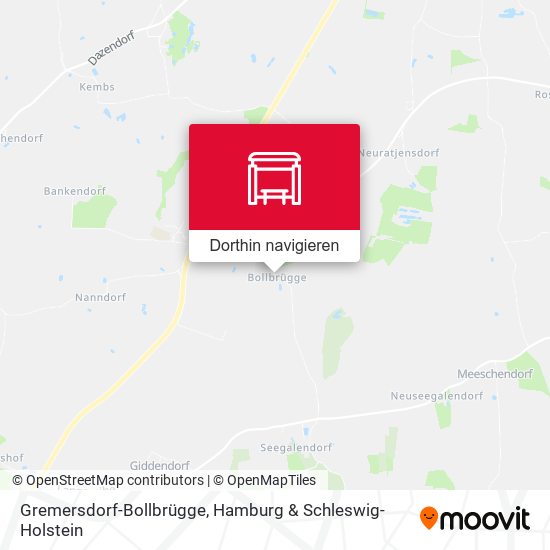 Gremersdorf-Bollbrügge Karte