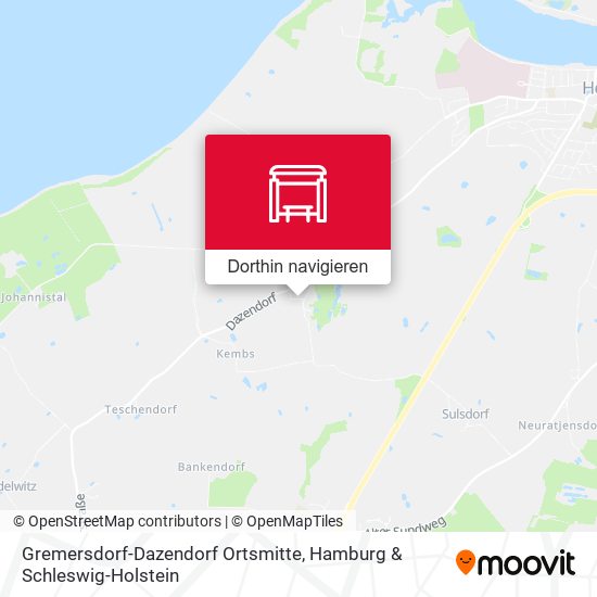 Gremersdorf-Dazendorf Ortsmitte Karte
