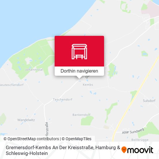 Gremersdorf-Kembs An Der Kreisstraße Karte