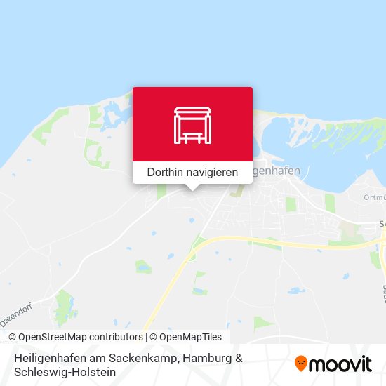 Heiligenhafen am Sackenkamp Karte