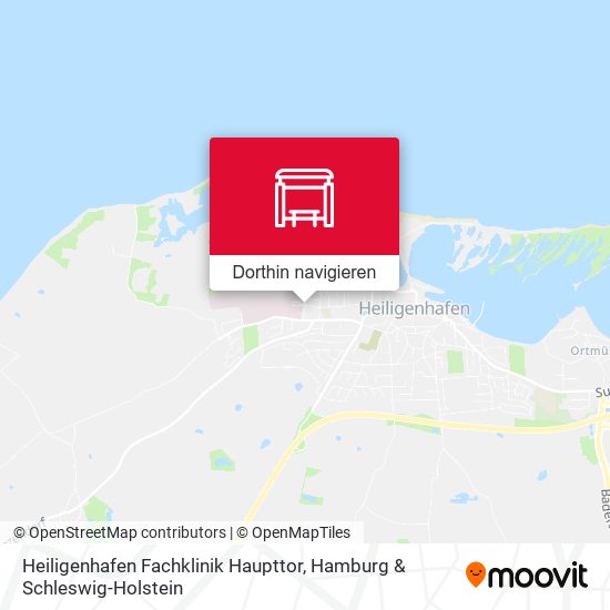 Heiligenhafen Fachklinik Haupttor Karte