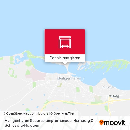 Heiligenhafen Seebrückenpromenade Karte