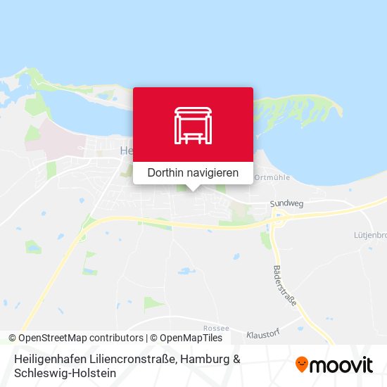 Heiligenhafen Liliencronstraße Karte