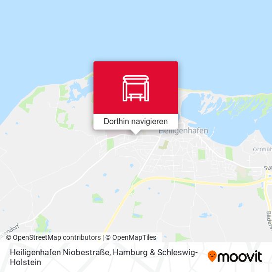 Heiligenhafen Niobestraße Karte