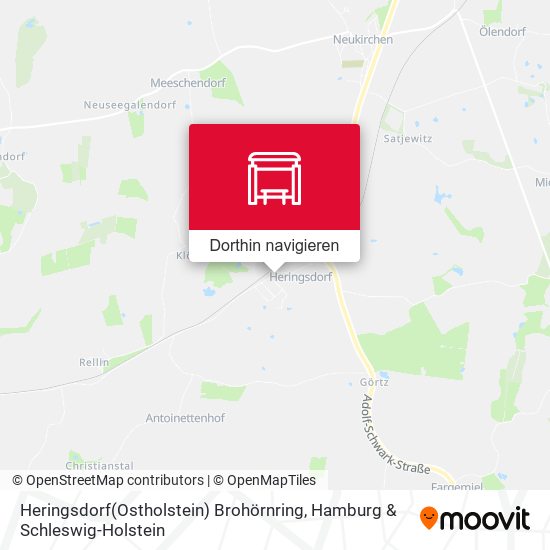 Heringsdorf(Ostholstein) Brohörnring Karte