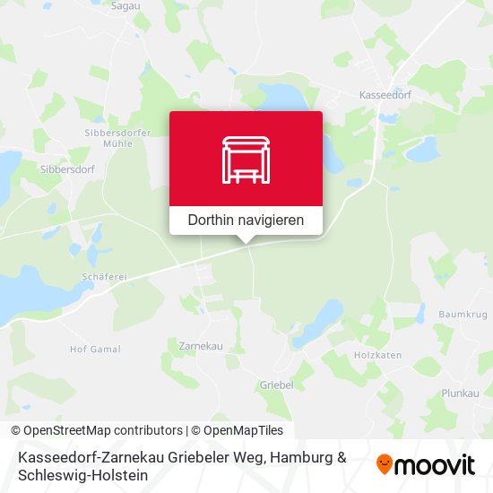 Kasseedorf-Zarnekau Griebeler Weg Karte