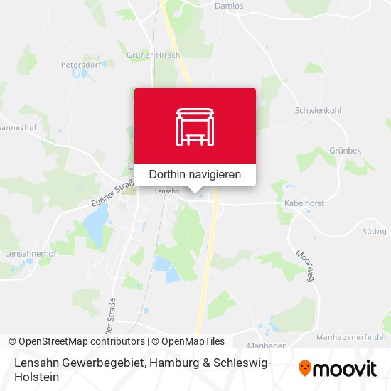 Lensahn Gewerbegebiet Karte