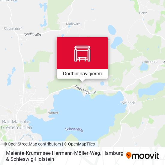 Malente-Krummsee Hermann-Möller-Weg Karte