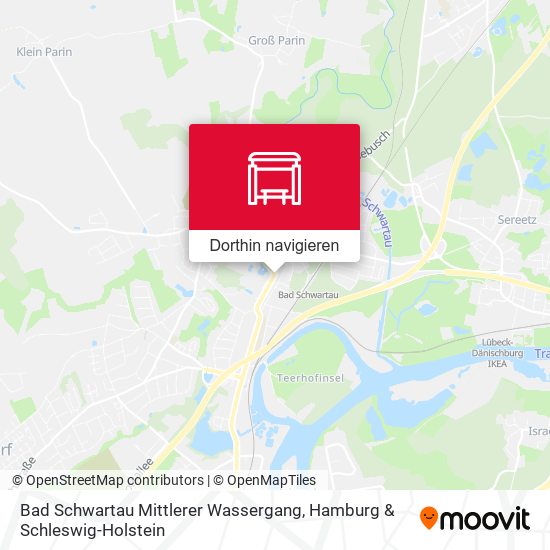 Bad Schwartau Mittlerer Wassergang Karte
