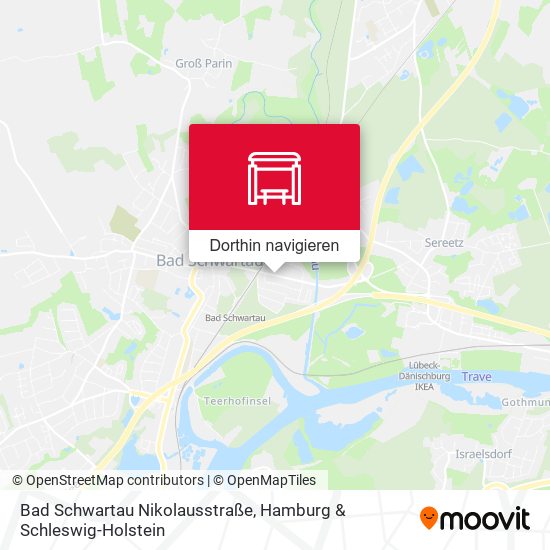 Bad Schwartau Nikolausstraße Karte