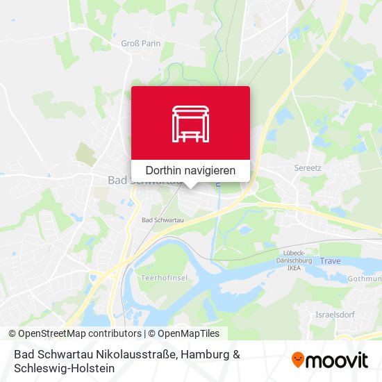 Bad Schwartau Nikolausstraße Karte