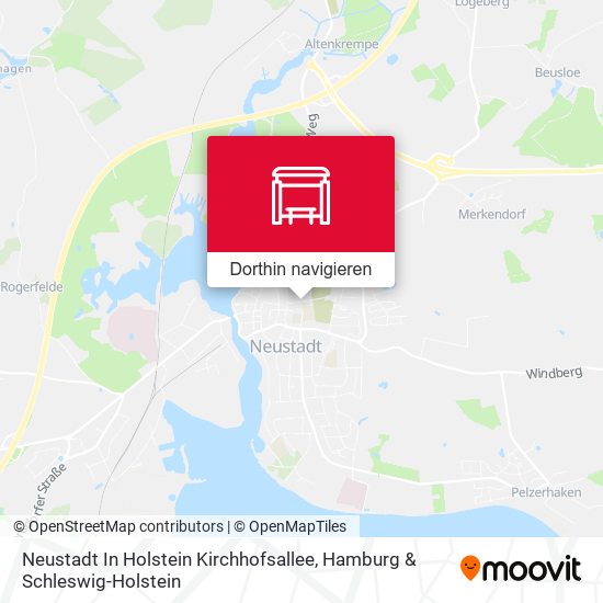 Neustadt In Holstein Kirchhofsallee Karte
