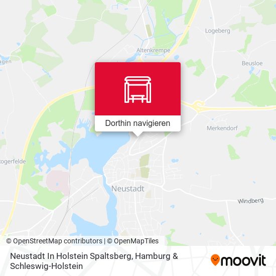 Neustadt In Holstein Spaltsberg Karte