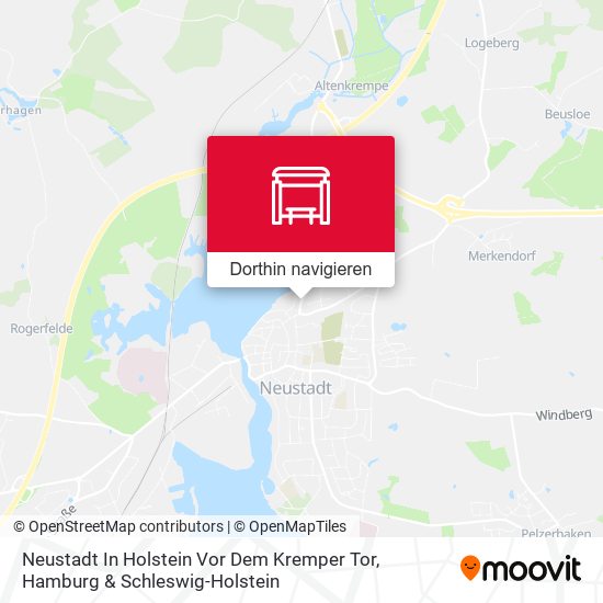 Neustadt In Holstein Vor Dem Kremper Tor Karte