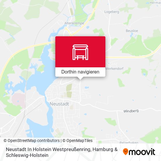 Neustadt In Holstein Westpreußenring Karte