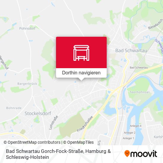 Bad Schwartau Gorch-Fock-Straße Karte