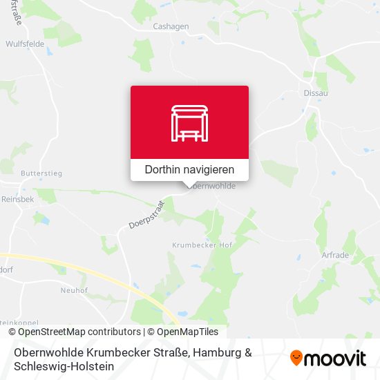 Obernwohlde Krumbecker Straße Karte
