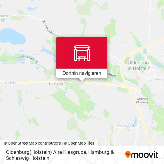 Oldenburg(Holstein) Alte Kiesgrube Karte