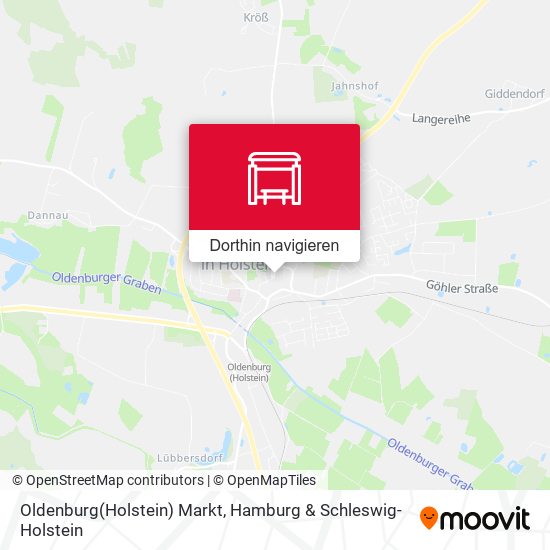 Oldenburg(Holstein) Markt Karte
