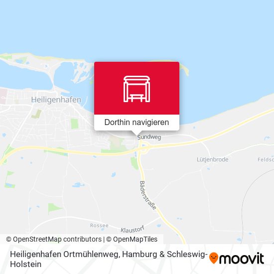Heiligenhafen Ortmühlenweg Karte