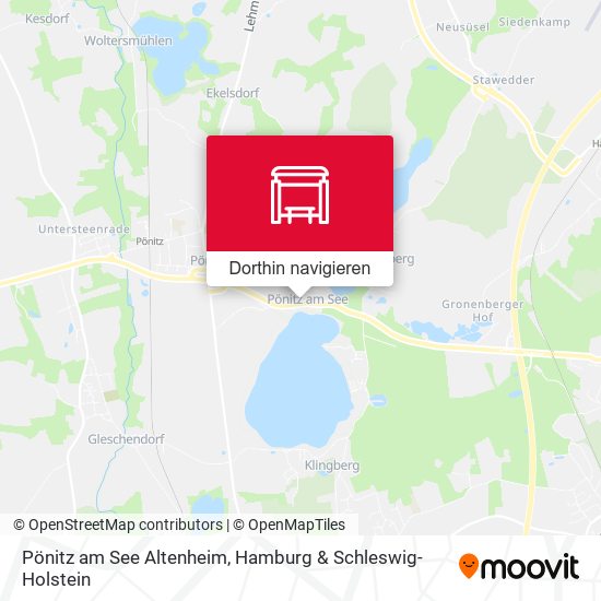 Pönitz am See Altenheim Karte