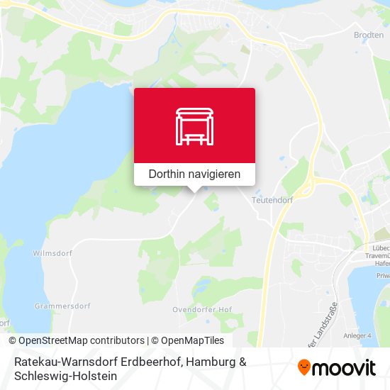 Ratekau-Warnsdorf Erdbeerhof Karte