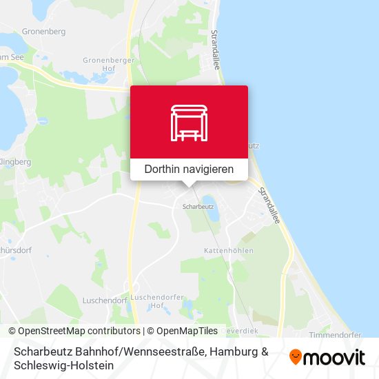 Scharbeutz Bahnhof / Wennseestraße Karte